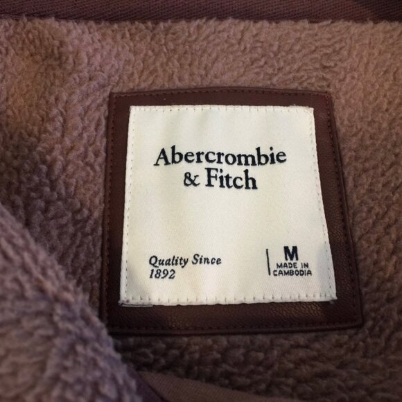 Abercrombie and Fitch Asymetrical Snap Fleece M - Picture 7 of 7